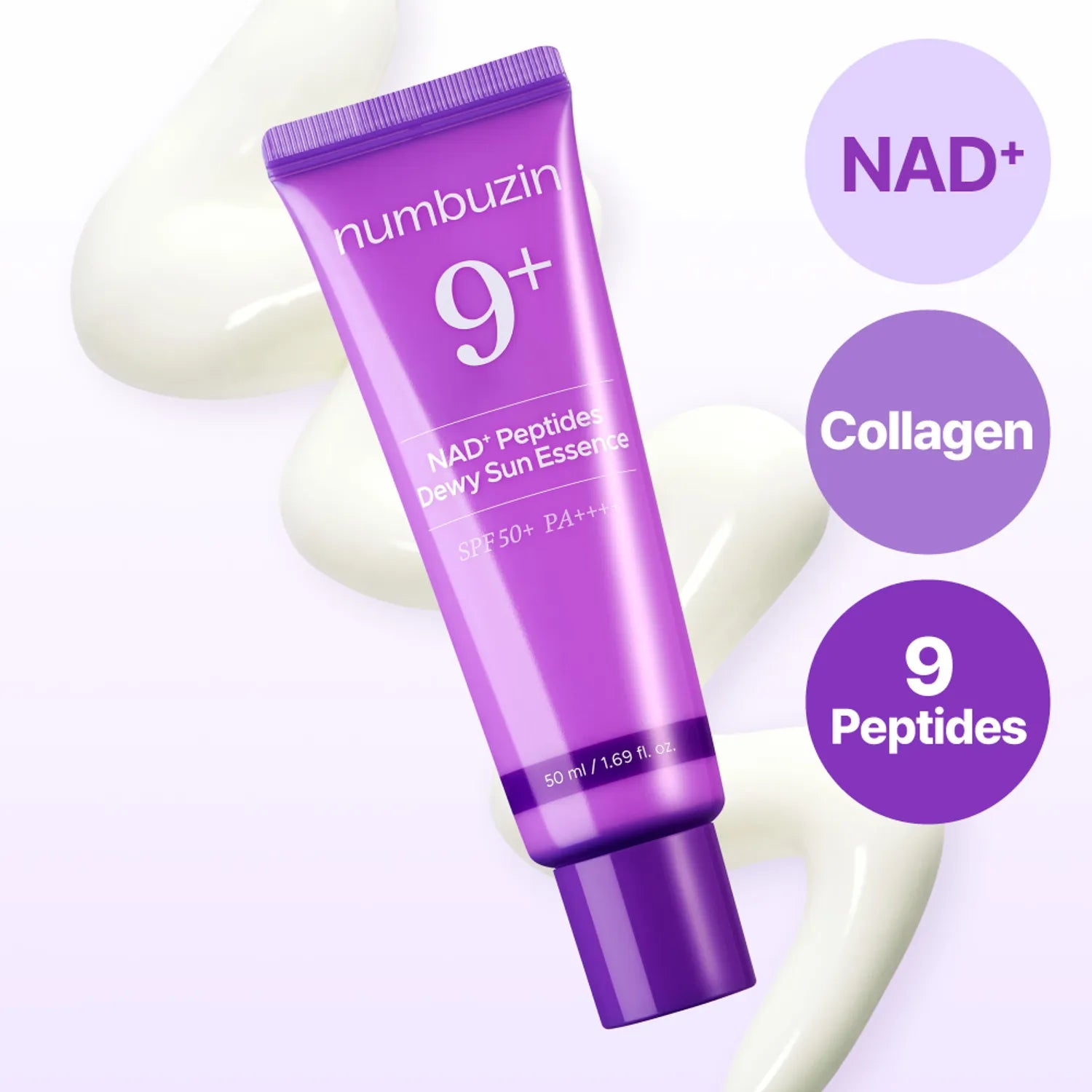 Numbuzin No.9 NAD Peptides Dewy Sun Essence 50ml - KLAB