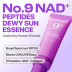 Numbuzin No.9 NAD Peptides Dewy Sun Essence 50ml - KLAB