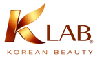 KLab Korean Beauty logo with a stylized 'K' in gold on a white background