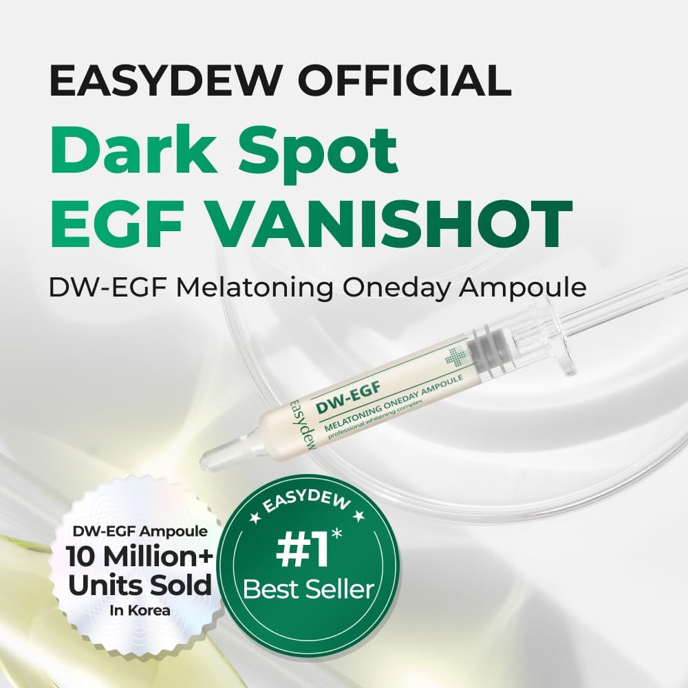 Easydew DW-EGF Melatoning Oneday Ampoule Brightening & Anti-Aging Serum, 1ml